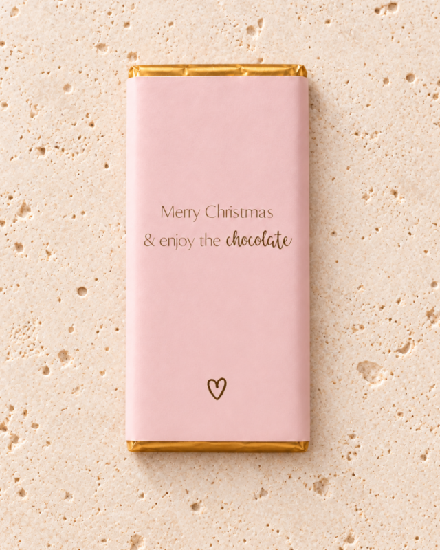 Chocoladewikkel Merry Christmas  | voor Tony’s Chocolonely & Milka