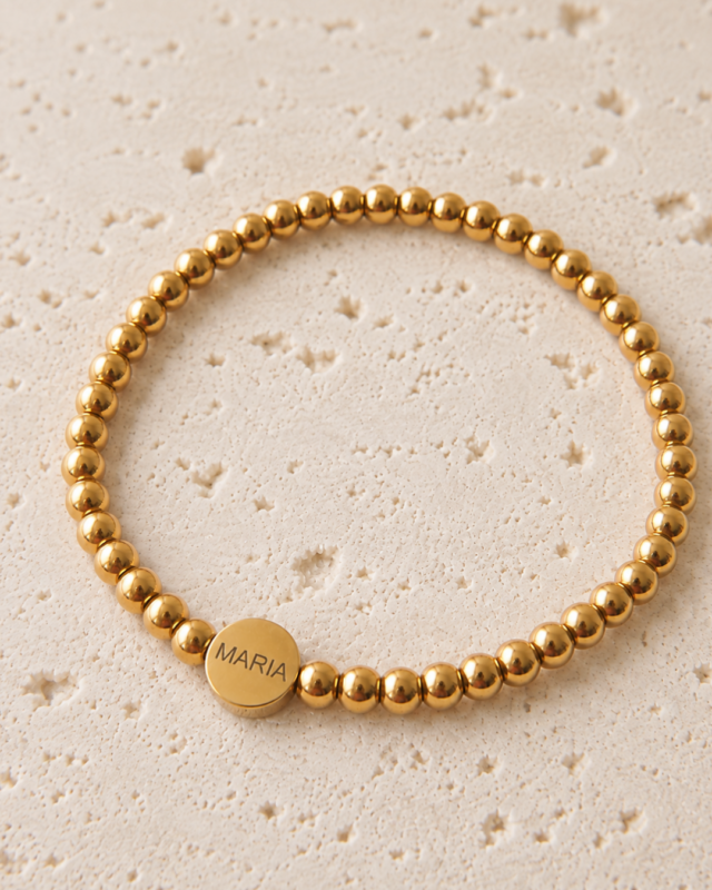 RVS gepersonaliseerd armbandje met naam
