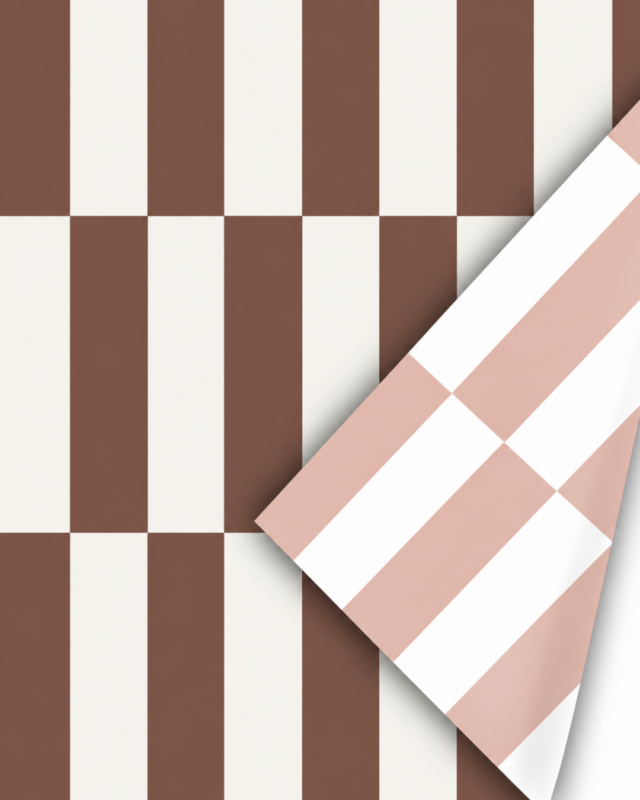 Cadeaupapier calm bruin  | 2 meter