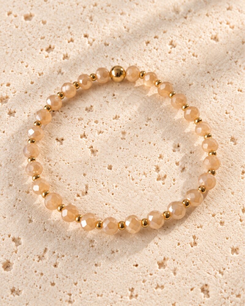 Armband facet champagne