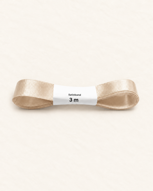 Satijn lint off white | 3 meter